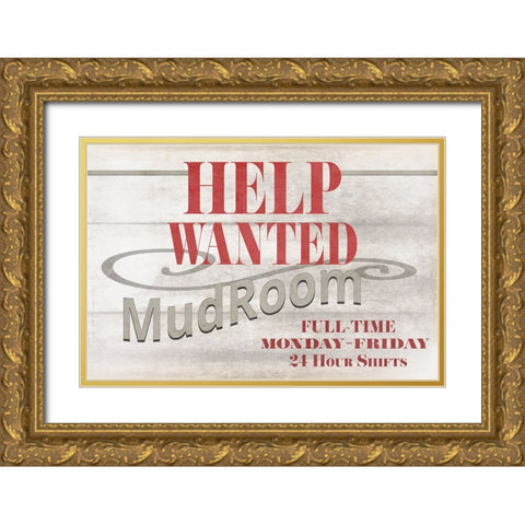 Mudroom 18 Gold Ornate Wood Framed Art Print with Double Matting by LightBoxJournal