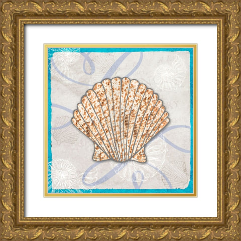 Sea Side Gypsy 3 Gold Ornate Wood Framed Art Print with Double Matting by LightBoxJournal