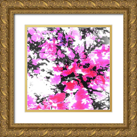 Bright Scarf 3 Gold Ornate Wood Framed Art Print with Double Matting by LightBoxJournal