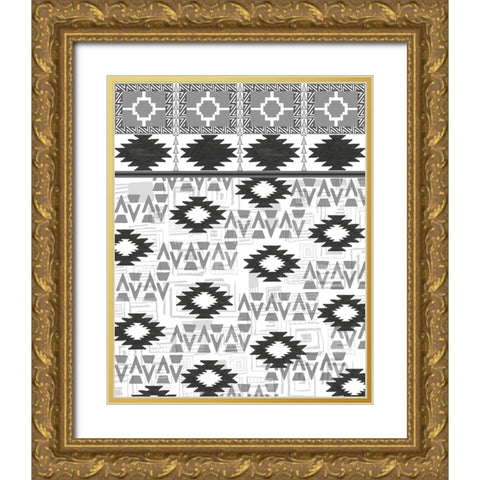 SouthWest Style 1 Gold Ornate Wood Framed Art Print with Double Matting by LightBoxJournal