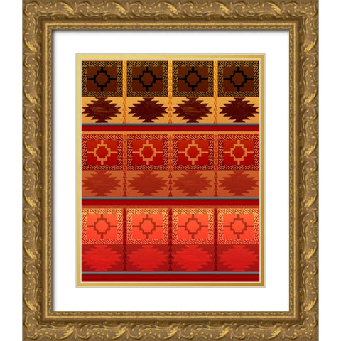 SouthWestStyle 1 Gold Ornate Wood Framed Art Print with Double Matting by LightBoxJournal