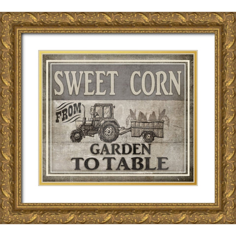 From Garden to Table Gold Ornate Wood Framed Art Print with Double Matting by LightBoxJournal