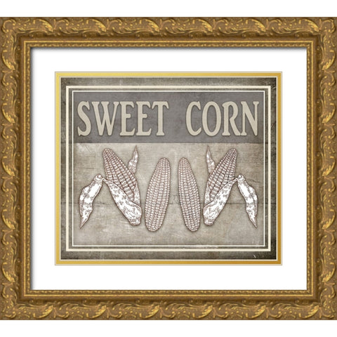 Sweet Corn 1 Gold Ornate Wood Framed Art Print with Double Matting by LightBoxJournal