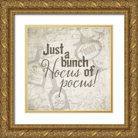 31 Signs 01 Gold Ornate Wood Framed Art Print with Double Matting by LightBoxJournal