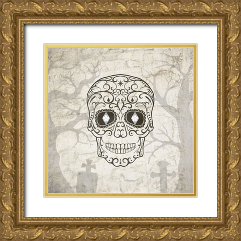 31 Signs 05 Gold Ornate Wood Framed Art Print with Double Matting by LightBoxJournal
