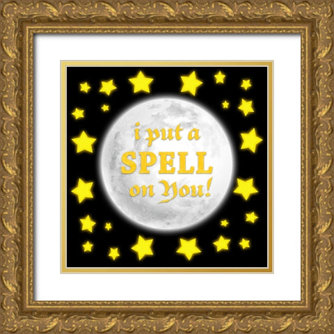 Hocus Pocus 02 Gold Ornate Wood Framed Art Print with Double Matting by LightBoxJournal