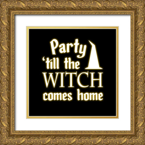 Hocus Pocus 09 Gold Ornate Wood Framed Art Print with Double Matting by LightBoxJournal