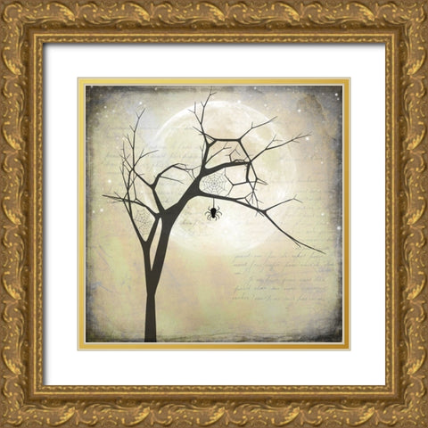 Say Boo 08 Gold Ornate Wood Framed Art Print with Double Matting by LightBoxJournal