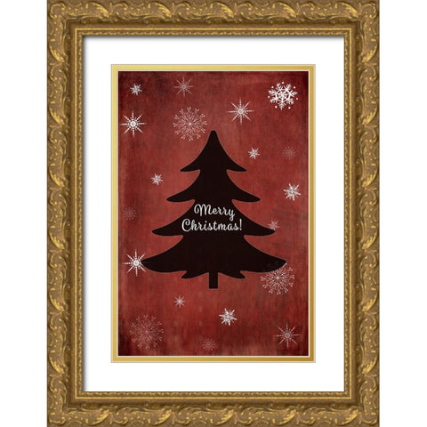 25 Days TilChristmas 09 Gold Ornate Wood Framed Art Print with Double Matting by LightBoxJournal