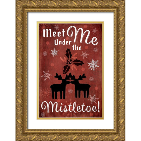 25 Days TilChristmas 027 Gold Ornate Wood Framed Art Print with Double Matting by LightBoxJournal