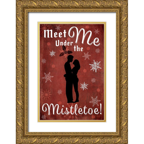 25 Days TilChristmas 033 Gold Ornate Wood Framed Art Print with Double Matting by LightBoxJournal