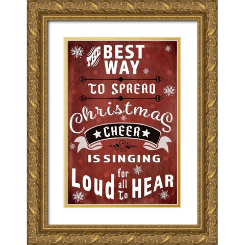 25 Days TilChristmas 035 Gold Ornate Wood Framed Art Print with Double Matting by LightBoxJournal