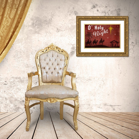 25 Days TilChristmas 036 Gold Ornate Wood Framed Art Print with Double Matting by LightBoxJournal