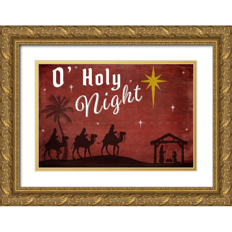 25 Days TilChristmas 036 Gold Ornate Wood Framed Art Print with Double Matting by LightBoxJournal