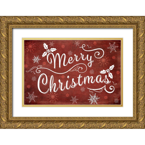 25 Days TilChristmas 037 Gold Ornate Wood Framed Art Print with Double Matting by LightBoxJournal