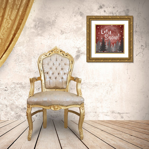 25 Days TilChristmas 039 Gold Ornate Wood Framed Art Print with Double Matting by LightBoxJournal
