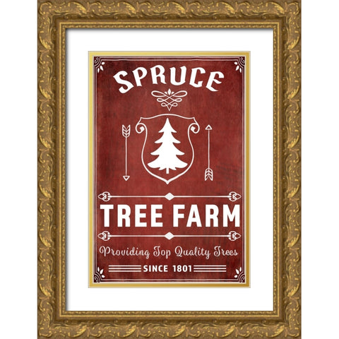 25 Days TilChristmas 044 Gold Ornate Wood Framed Art Print with Double Matting by LightBoxJournal