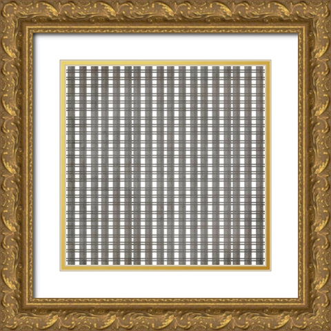 Lodge Surface Pattern 06 Gold Ornate Wood Framed Art Print with Double Matting by LightBoxJournal
