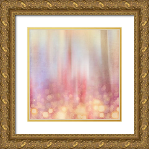 Gypsy Cherry Background Gold Ornate Wood Framed Art Print with Double Matting by LightBoxJournal