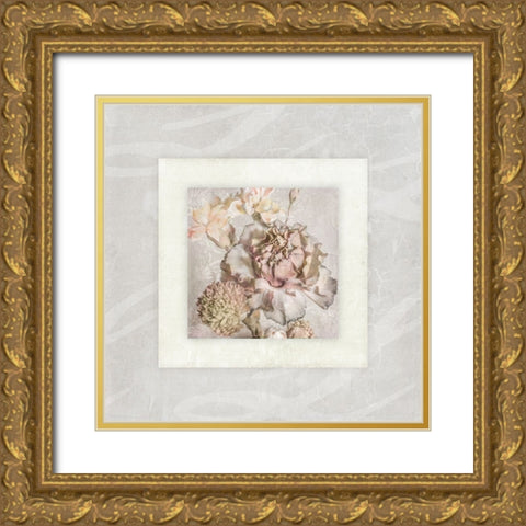 Pink Ivory Portrait 03 Gold Ornate Wood Framed Art Print with Double Matting by LightBoxJournal