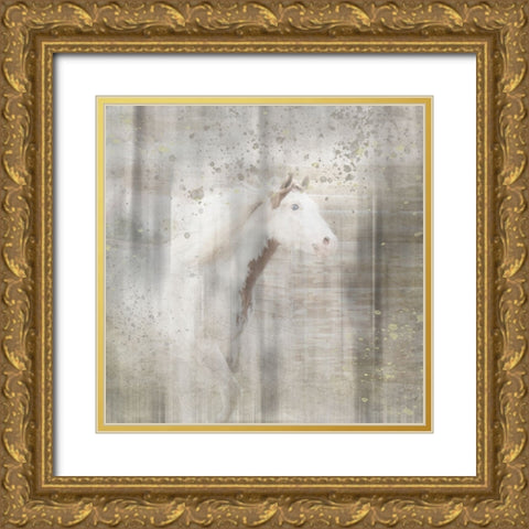 Antique Farm 28 Gold Ornate Wood Framed Art Print with Double Matting by LightBoxJournal