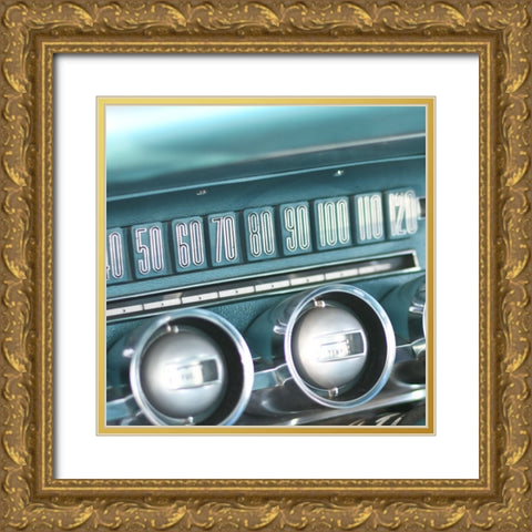 Antique Garage 4 Gold Ornate Wood Framed Art Print with Double Matting by LightBoxJournal