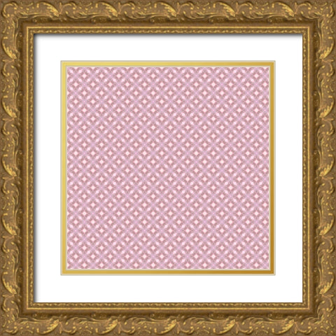 Cherry Pops Surface Pattern 02 Gold Ornate Wood Framed Art Print with Double Matting by LightBoxJournal
