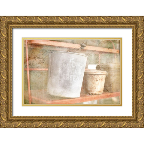 JunkGypsy 3 Gold Ornate Wood Framed Art Print with Double Matting by LightBoxJournal