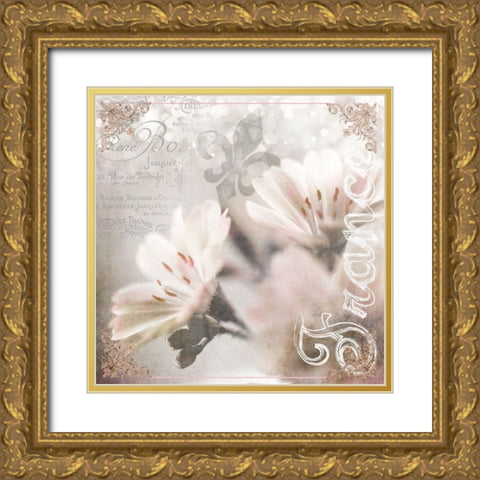 Paris 02 Gold Ornate Wood Framed Art Print with Double Matting by LightBoxJournal