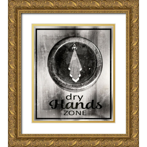 Farm bathroom signs 19 Gold Ornate Wood Framed Art Print with Double Matting by LightBoxJournal