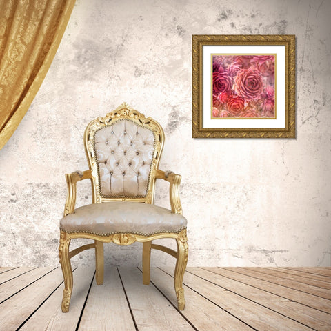 Succulents 06 Gold Ornate Wood Framed Art Print with Double Matting by LightBoxJournal