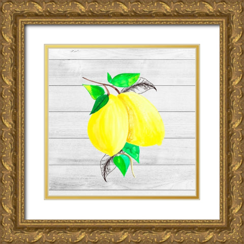Farm Lemon 02 Gold Ornate Wood Framed Art Print with Double Matting by LightBoxJournal