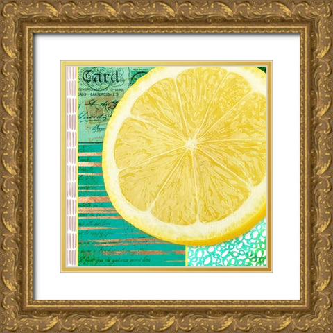 Gypsy Lemons 1 Gold Ornate Wood Framed Art Print with Double Matting by LightBoxJournal