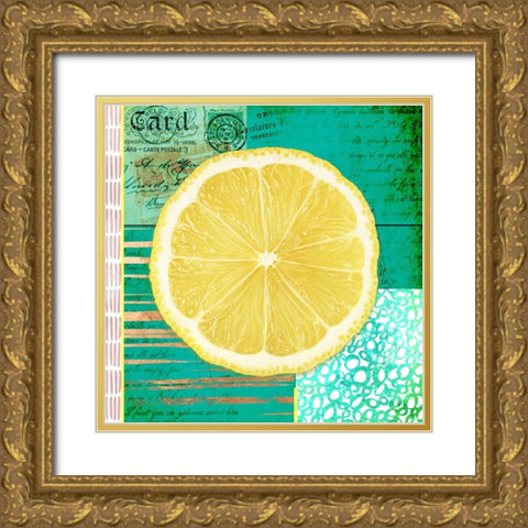 Gypsy Lemons 2 Gold Ornate Wood Framed Art Print with Double Matting by LightBoxJournal
