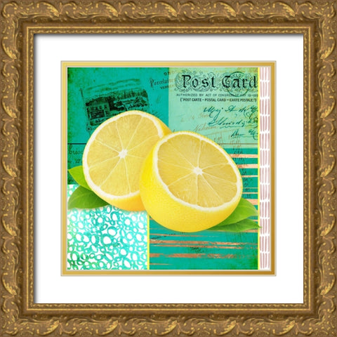 Gypsy Lemons 4 Gold Ornate Wood Framed Art Print with Double Matting by LightBoxJournal