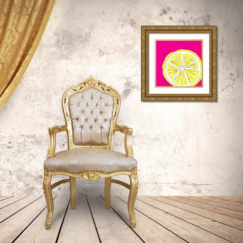 Summer time Citrus fun 1 Gold Ornate Wood Framed Art Print with Double Matting by LightBoxJournal
