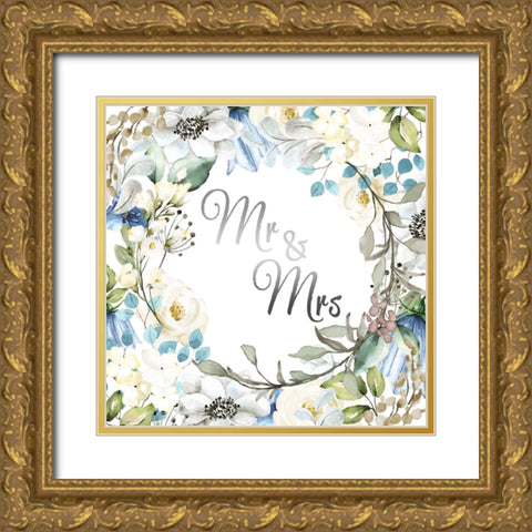 Our Love 01 Gold Ornate Wood Framed Art Print with Double Matting by LightBoxJournal