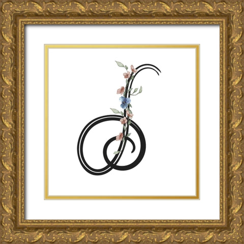 I Gold Ornate Wood Framed Art Print with Double Matting by LightBoxJournal