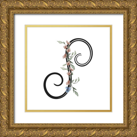 P Gold Ornate Wood Framed Art Print with Double Matting by LightBoxJournal