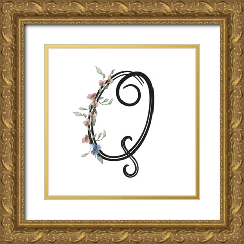 Q Gold Ornate Wood Framed Art Print with Double Matting by LightBoxJournal