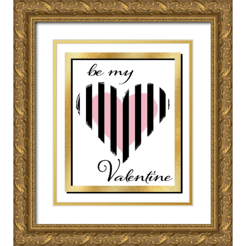 Love you 04 Gold Ornate Wood Framed Art Print with Double Matting by LightBoxJournal