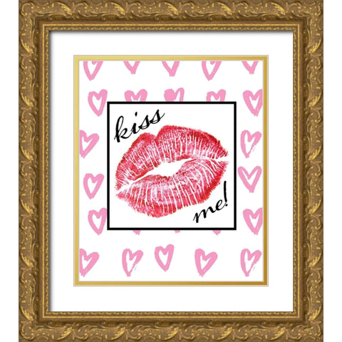 Love you 05 Gold Ornate Wood Framed Art Print with Double Matting by LightBoxJournal
