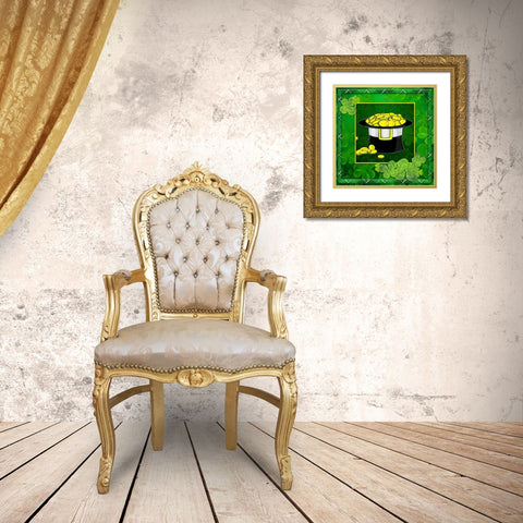St. Patricks Day_08 Gold Ornate Wood Framed Art Print with Double Matting by LightBoxJournal