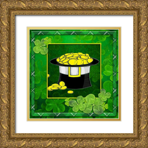 St. Patricks Day_08 Gold Ornate Wood Framed Art Print with Double Matting by LightBoxJournal