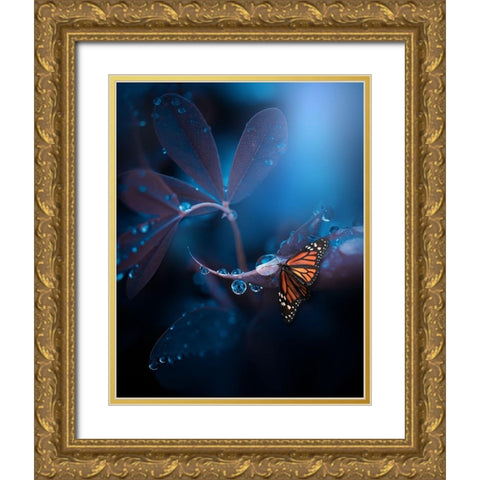 Other Worlds Gold Ornate Wood Framed Art Print with Double Matting by Love Grams