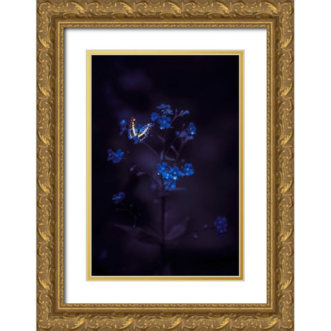 Nightmare Wonders Gold Ornate Wood Framed Art Print with Double Matting by Love Grams