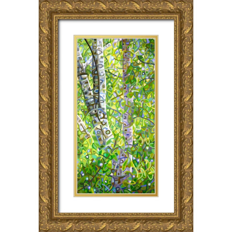 Hide And Seek Gold Ornate Wood Framed Art Print with Double Matting by Budan, Mandy