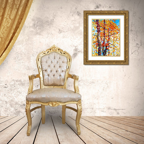 Panoply Gold Ornate Wood Framed Art Print with Double Matting by Budan, Mandy