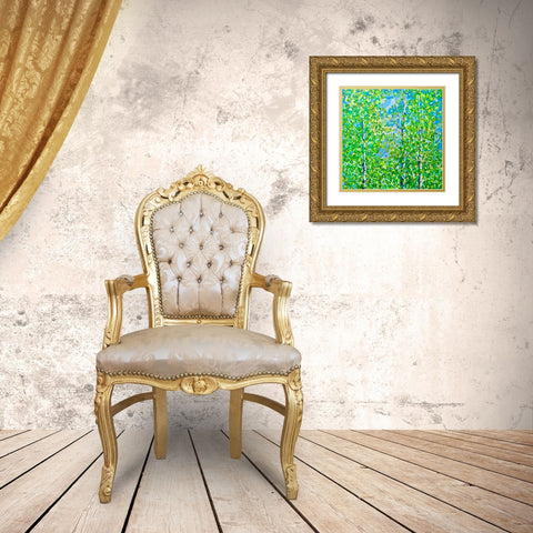 Among Friends Gold Ornate Wood Framed Art Print with Double Matting by Budan, Mandy
