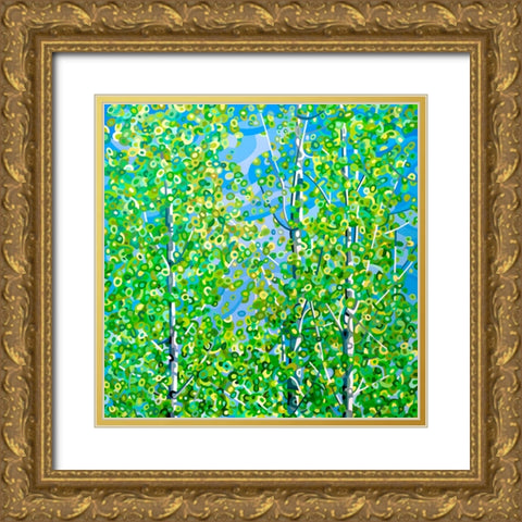Among Friends Gold Ornate Wood Framed Art Print with Double Matting by Budan, Mandy